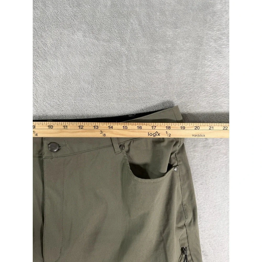 Hi Tec Pants‎ Mens 38x32 Green Nylon Blend Performance Hiking Outdoor
